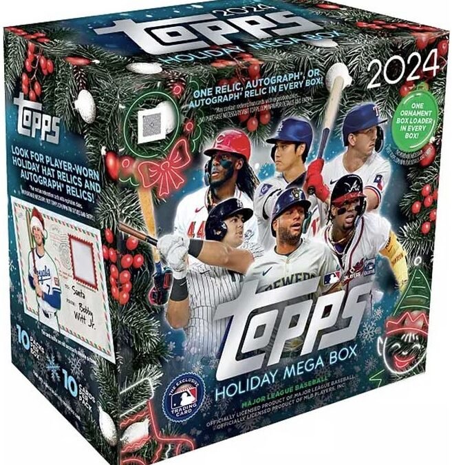 TOPPS HOLIDAY BASEBALL 2024 MEGA BOX